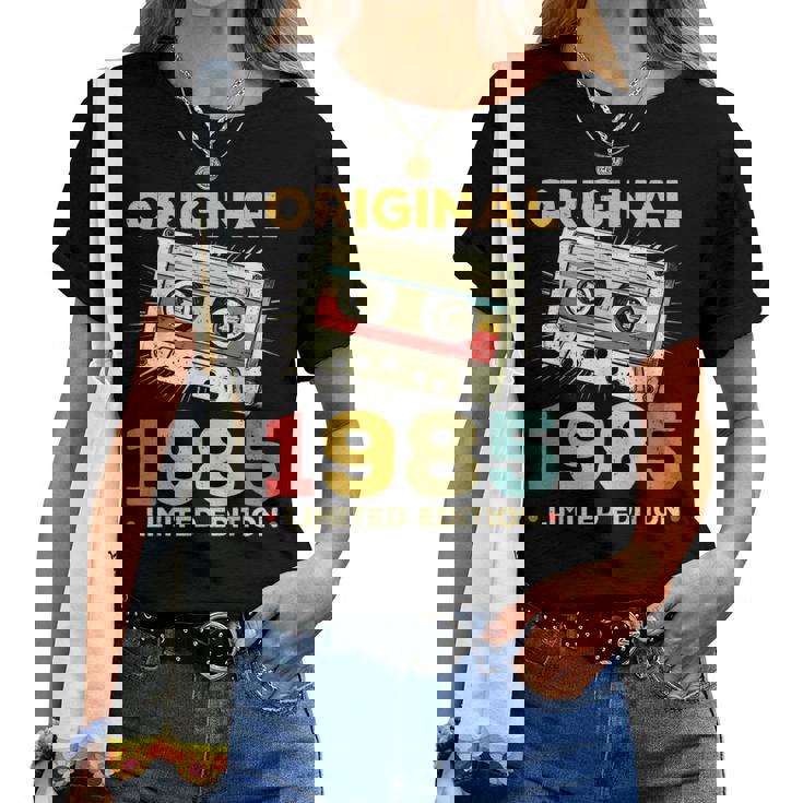 40 Cumpleaños 40 Años Hombre Intage 1985 Regalo Camiseta de mujer