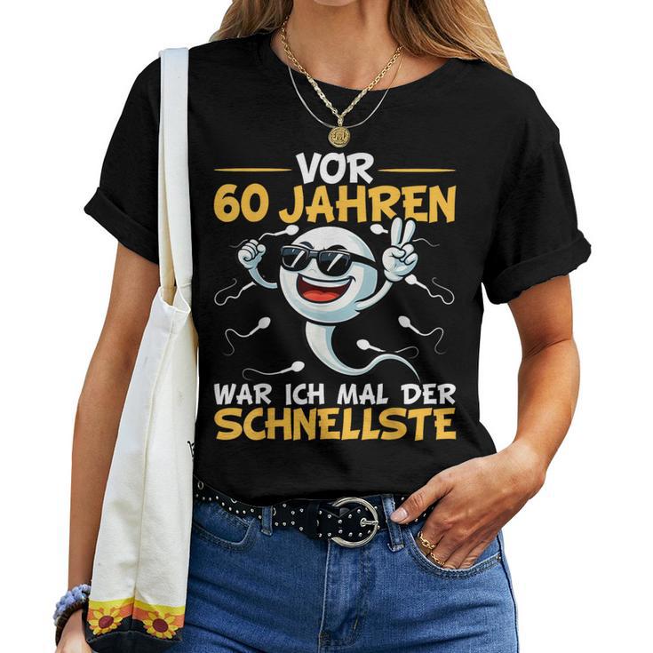 60Th Birthday Man Woman 60 Years 1964 Decorative T-shirt Frauen