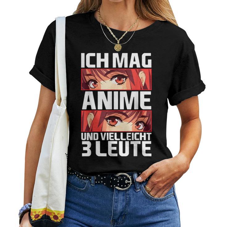 I Like Anime And 3 People Manga Japan Women's Children's T-shirt Frauen