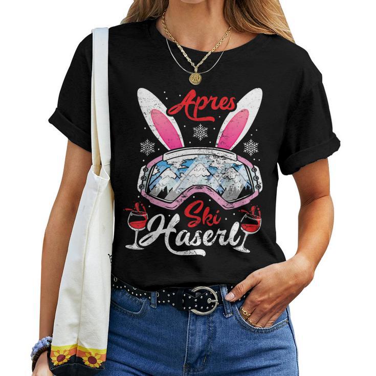 Apres-Ski Haserl Ski Bunny Winter Sports Women's Ski Party T-shirt Frauen