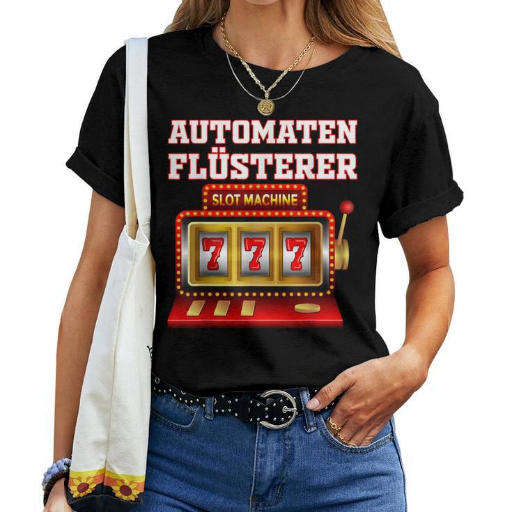 With Automaten Whisperer Spielo T-shirt Frauen