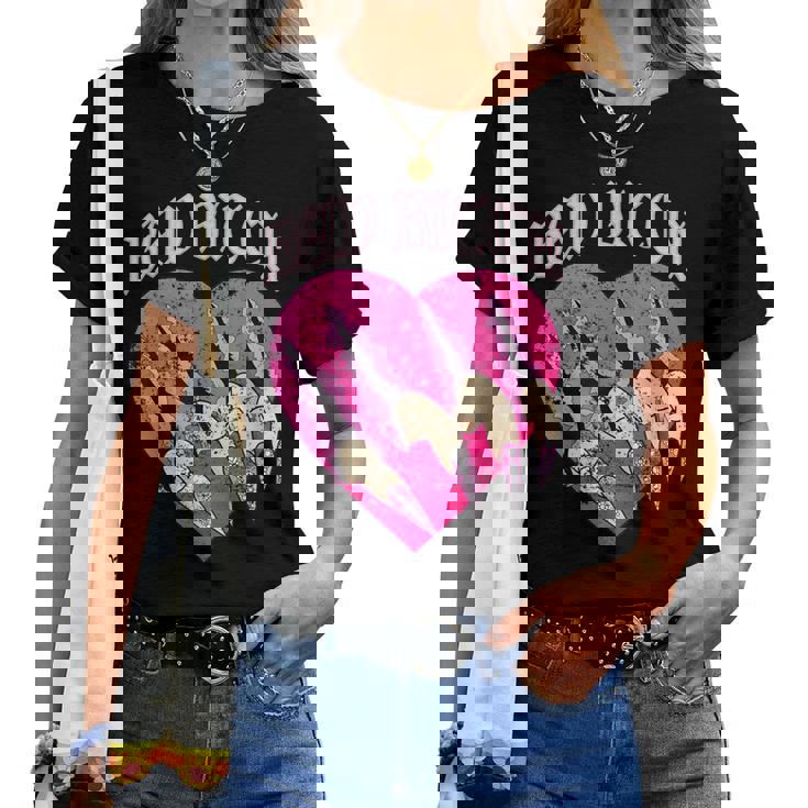 Bad Bitch Feminist Girls Bad Ass Independant Woman Women T-shirt