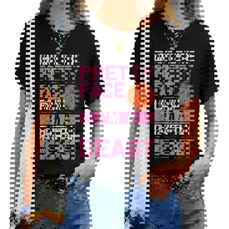 Basketball Beast N Girl Basketball Lover Sports Women T-shirt
