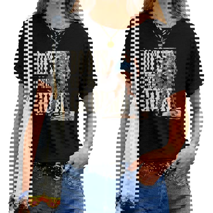 Boots On The Ground Black Cowgirl Melanin Women Women T-shirt