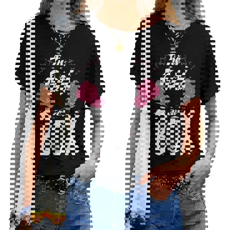 Boxeo Esta Chica Puede Boxear Cool Girl Boxeo Sin Mangas Camiseta de mujer
