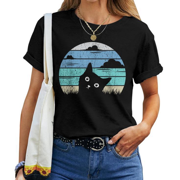 Cat Women's Meow Cat Motif T-shirt Frauen