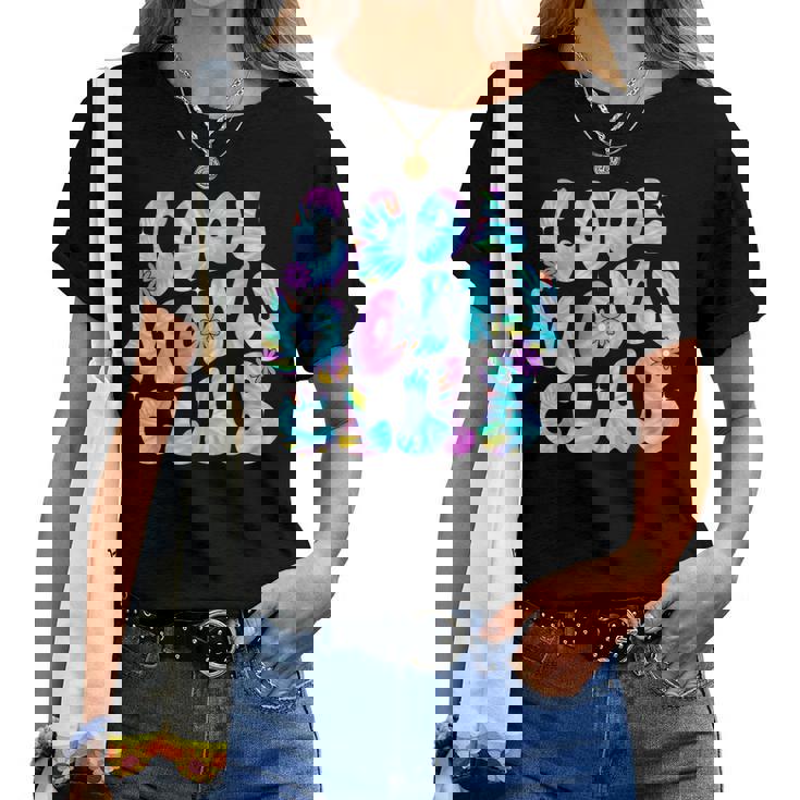 Cool Moms Club Tie Dye Mom Life Mama Happy Mother's Day Women T-shirt