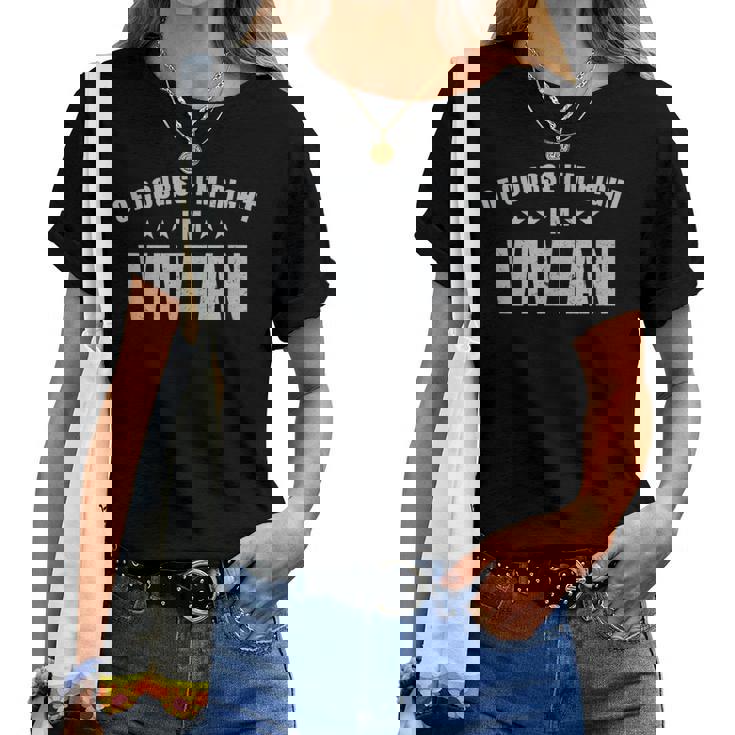 Of Course I'm Right I'mivian Prénom Sarcastic Surnom T-shirt femme