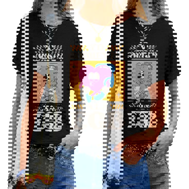 Diseño Divertido Yo Sobreviví A La Egb 80S En Español Cuello Camiseta de mujer