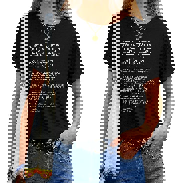 Family For Yia Yia Greek Grandma Ideas Women T-shirt