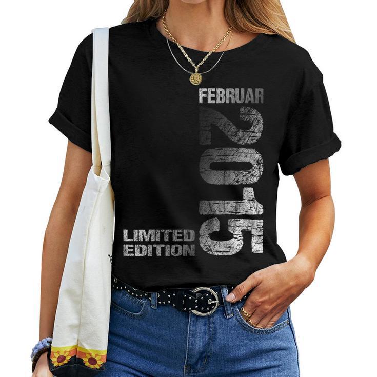 Februar 2015 Junge Mädchen 10 Geburtstag Limited Edition T-shirt Frauen