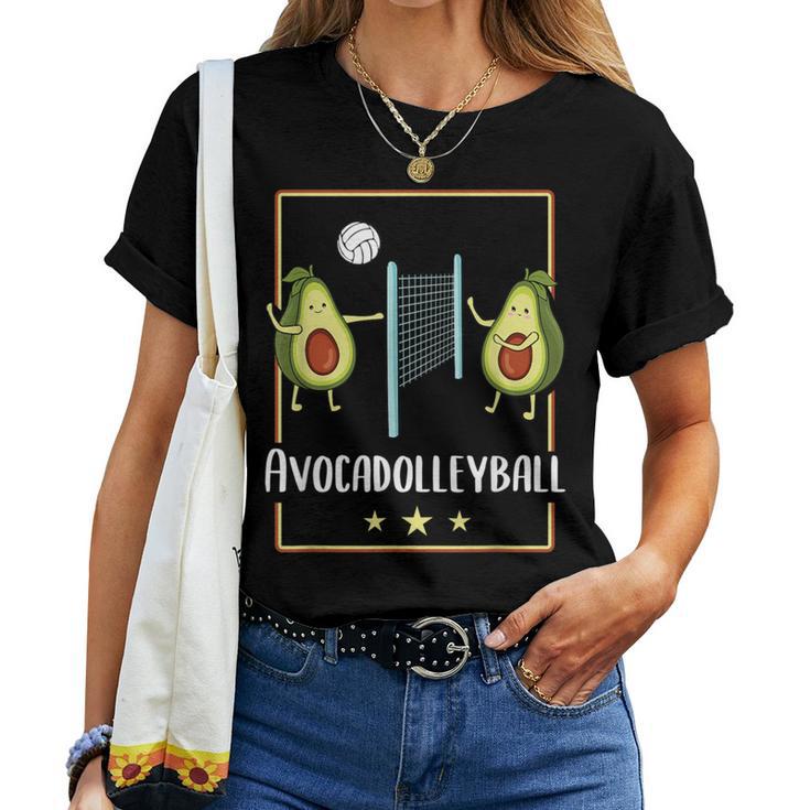 Avocadoolleyball Mother's Dayolleyball Mother's Day T-shirt Frauen