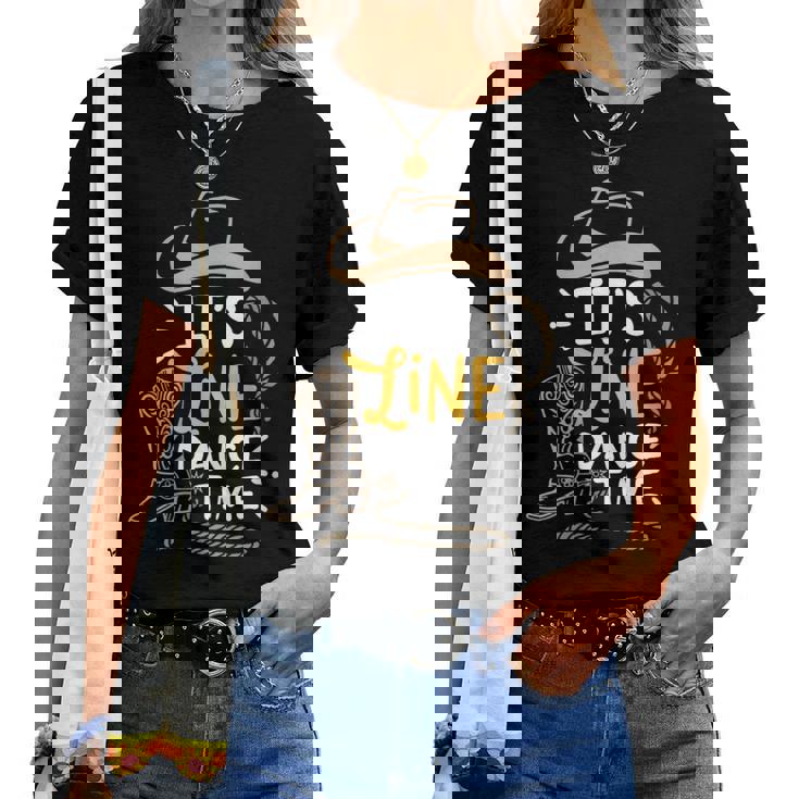 Line Dance It's Line Dance Time Bottes Western T-shirt femme