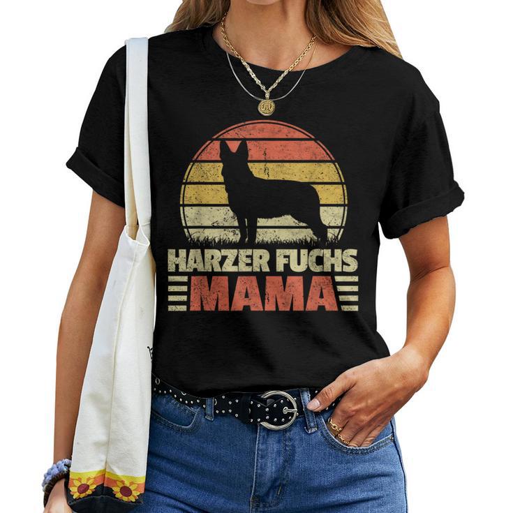 Harzer Fox Mama Old German Hut Dog T-shirt Frauen