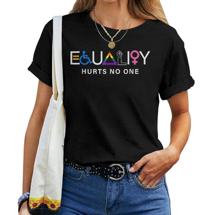 Hurts No One Lgbtq Pride Menschenrechte Männer Frauen T-shirt Frauen