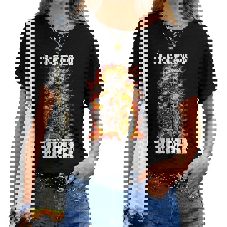 I'm Afraid Of Cringe Skeleton Camiseta de mujer