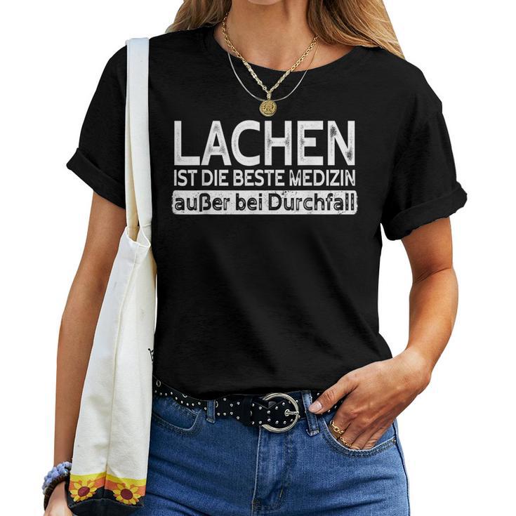 Lachen Ist Die Beste Medizin Nurse Nurse T-shirt Frauen