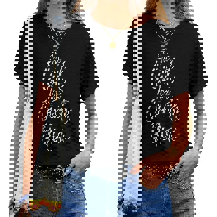 Linda Cita Country Para Es Que Esta Chica Ama La Música Country Sin Mangas Camiseta de mujer