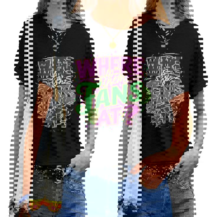 Where Them Vintage Fans At Black Girl For Girls Women T-shirt