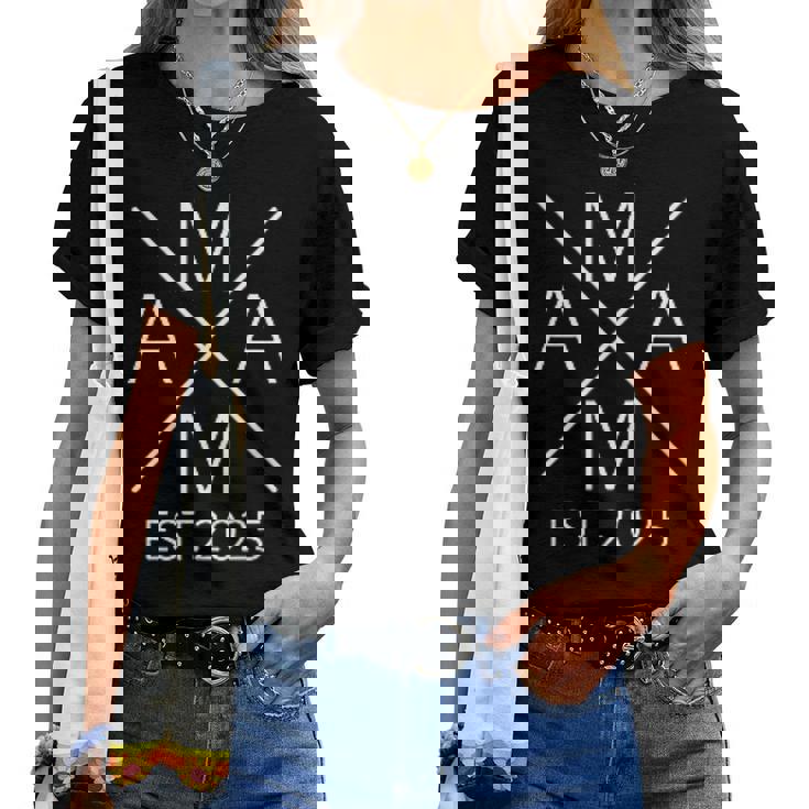 Mamá 2025 Embarazo 2025 Mama Est 2025 Camiseta de mujer