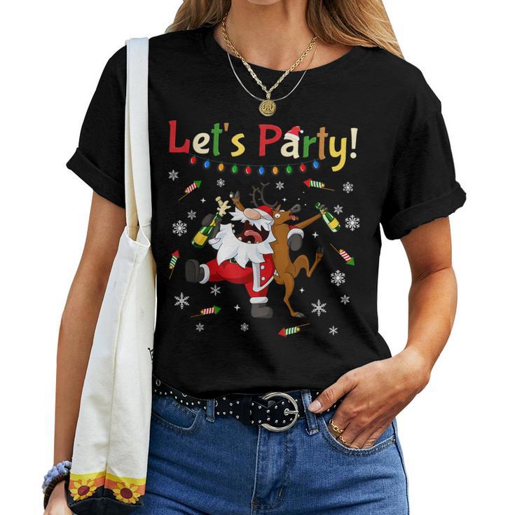 New Year's Eve Outfit Women's 2023 New Year 2024 Party T-shirt Frauen