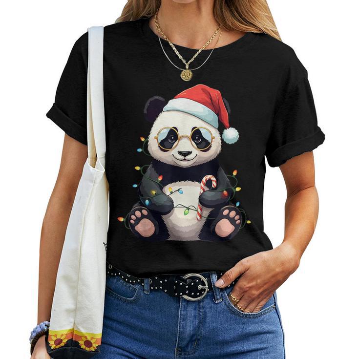 T-shirt Femme Méditation Zen Panda - Col En V, Message De Paix, Coupe Classique Légère - 7