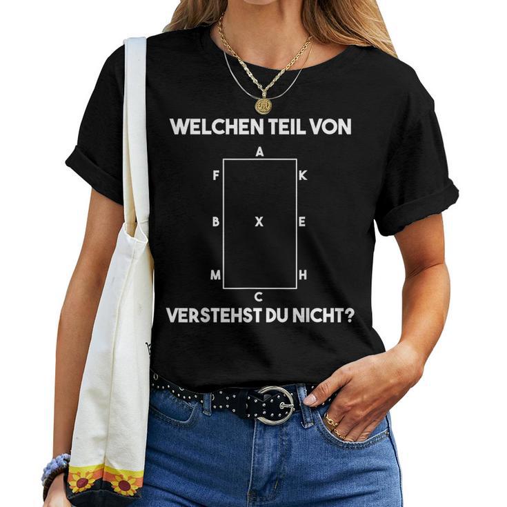 Riding Teacher Saying Riderin Train Point T-shirt Frauen