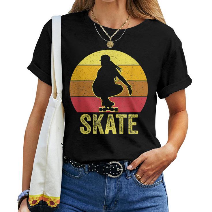 Skater Girl Para Niñas Es Skateboard Skateboard Camiseta de mujer