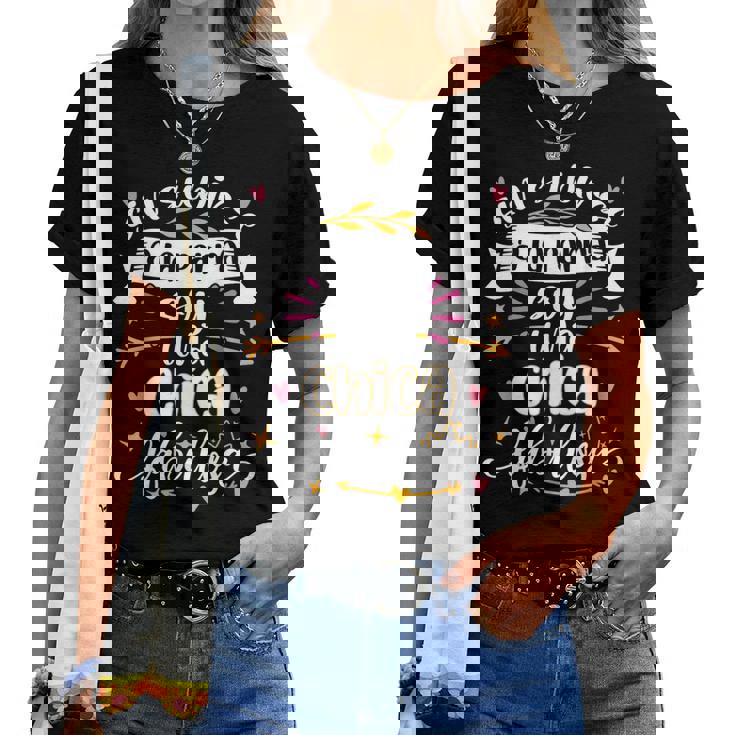 Una Chica Fabulosa Divertido Adolescentes Chica Joven Camiseta de mujer