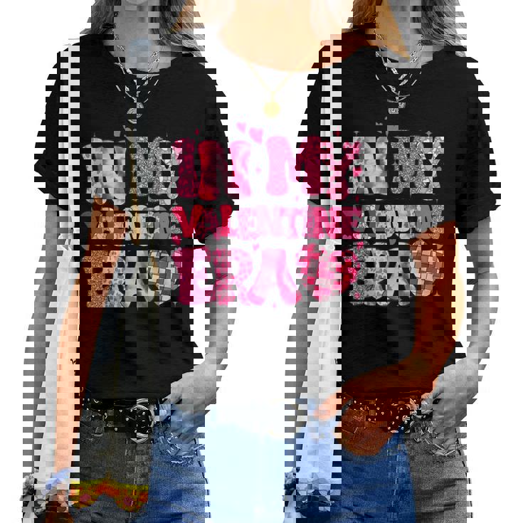 In My Valentine Era Ns Girls Hearts Valentines Day Women T-shirt