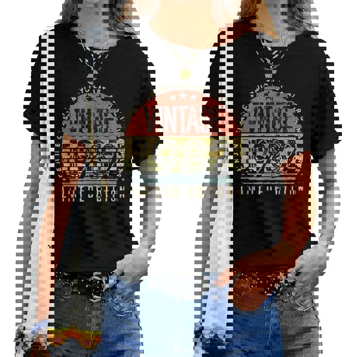 Vintage 1982 Edición Limitada Retro Hecho En 1982 Hombres Es Camiseta de mujer