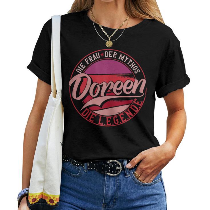 Women's Doreen The Woman Of Mythos The Legend First Name S T-shirt Frauen