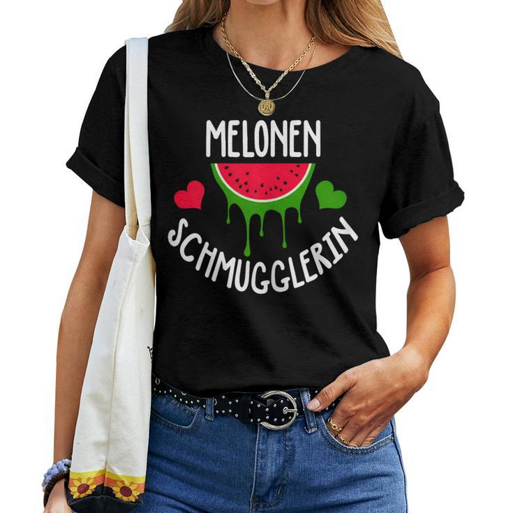 Women's Pregnant Saying Melons Sglerin T-shirt Frauen