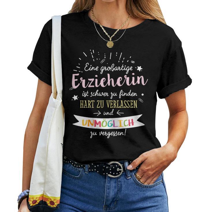 Women's Great Teacher Farewell Kita S T-shirt Frauen