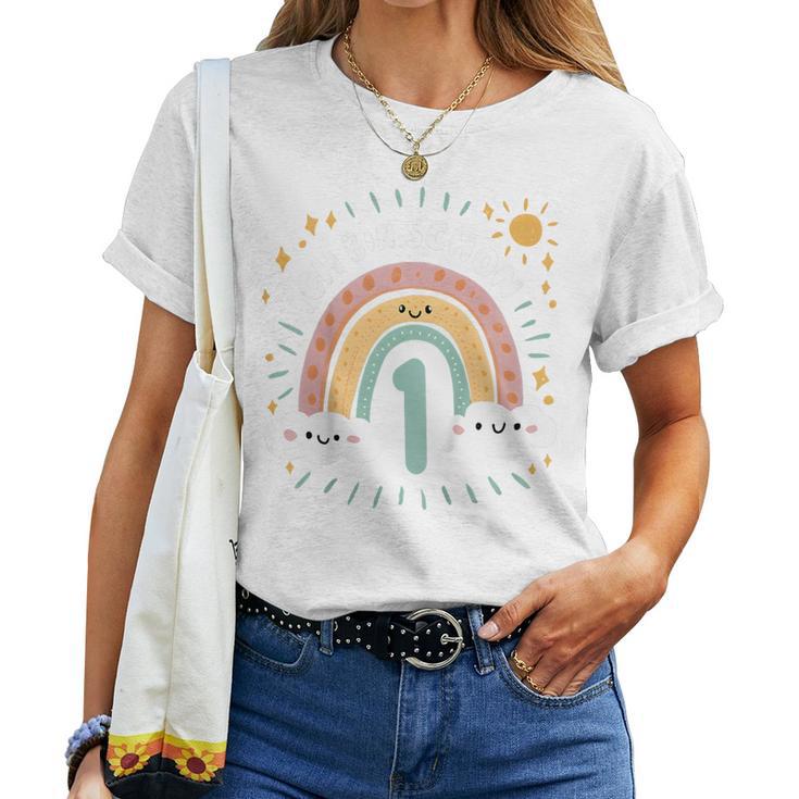 Children's 1St Birthday Rainbow T-shirt Frauen