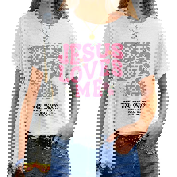 Jesus Loves Me This I Know Christian Women T Shirt Jesus Loves Me This I Know Christian Women T Shirt