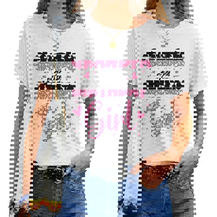 Grandpa Of The Birthday Girl Family Party Decorations Women T-shirt