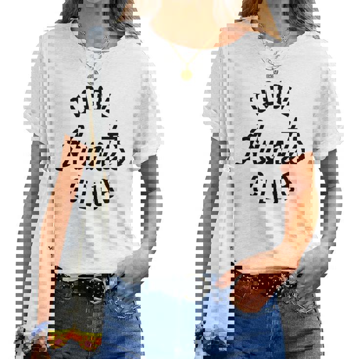 Retro Cool Aunts Club Best Auntie Ever Divertido Bolsillo Para Tía Camiseta de mujer