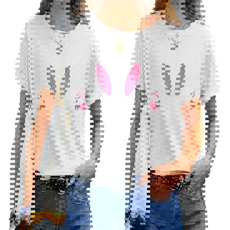 Ski Bunny Ski Rabbit Apres Ski Driving Outfit T-shirt Frauen
