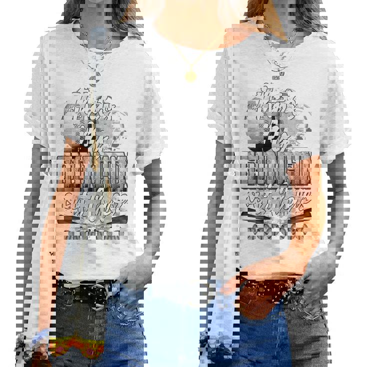 That's My Grandson Out There Baseball Grandma Women T-shirt That's My Grandson Out There Baseball Grandma Women T-shirt