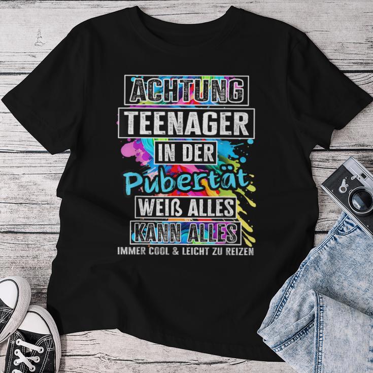 13Th Birthday Girl Nager Puberty 13 Year Old Boys T-shirt Frauen Lustige Geschenke