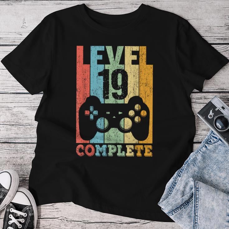 19Th Birthday Boy Girl Level 19 Years 2004 T-shirt Frauen Lustige Geschenke