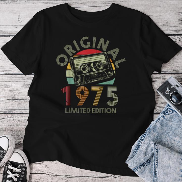 50Th Birthday Original Womenintage 1975 T-shirt Frauen Lustige Geschenke