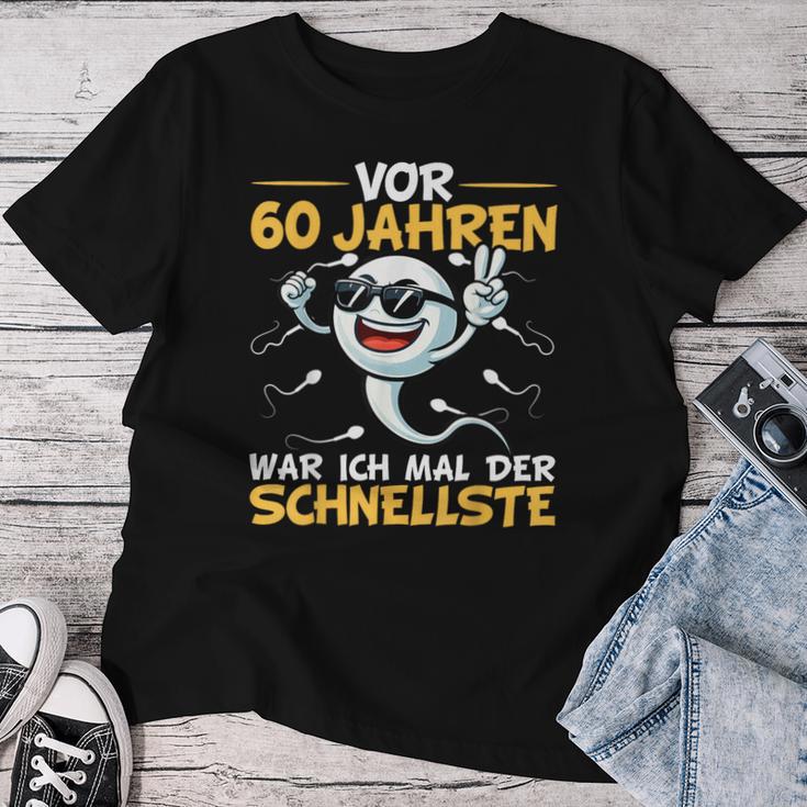 60Th Birthday Man Woman 60 Years 1964 Decorative T-shirt Frauen Lustige Geschenke