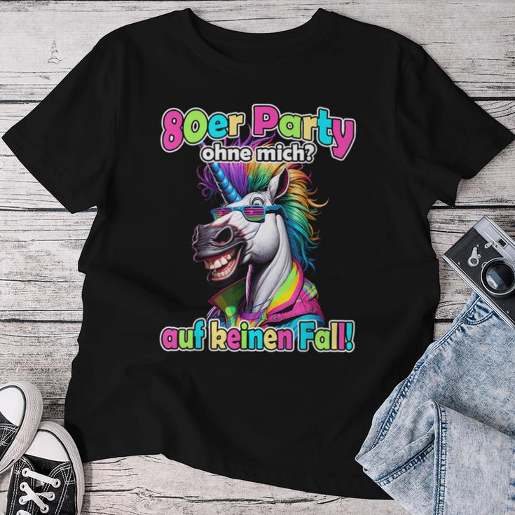 80S Outfit Themed Party 80S Outfit Women's T-shirt Frauen Lustige Geschenke