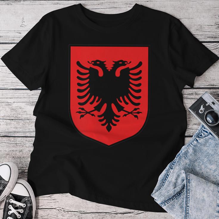 Albania Flag Alban Kosovo Albanian Shqiptar T-shirt Frauen Lustige Geschenke