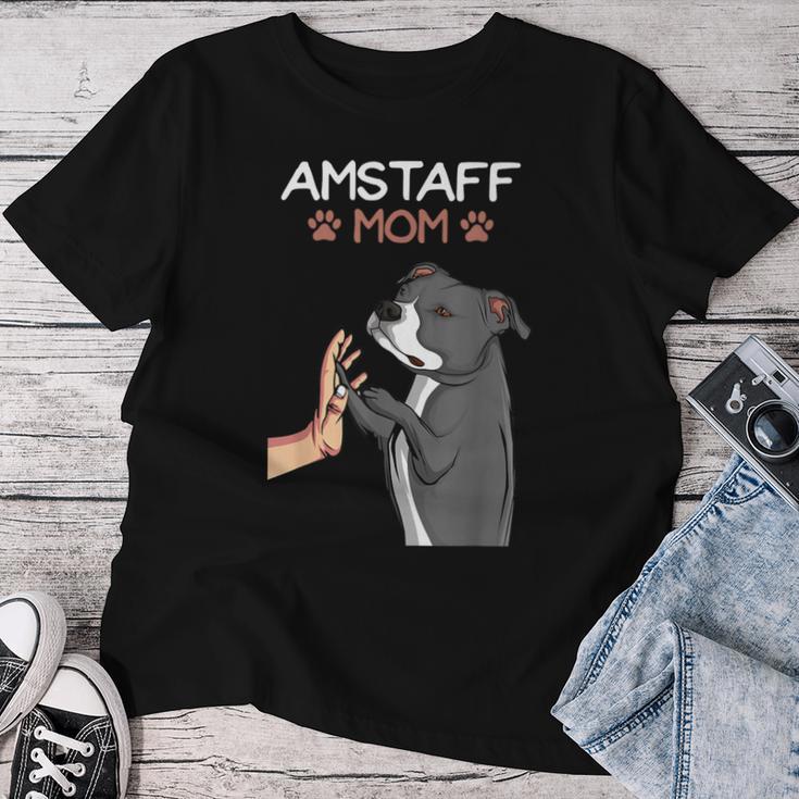 American Staffordshire Terrier Mama Amstaff Dog T-shirt Frauen Lustige Geschenke