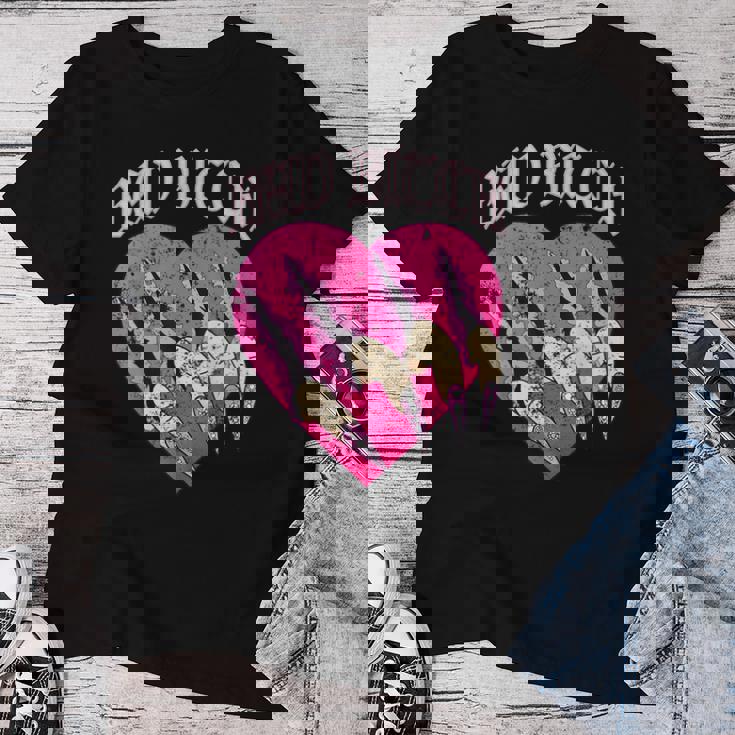 Bad Bitch Feminist Girls Bad Ass Independant Woman Women T-shirt Unique Gifts