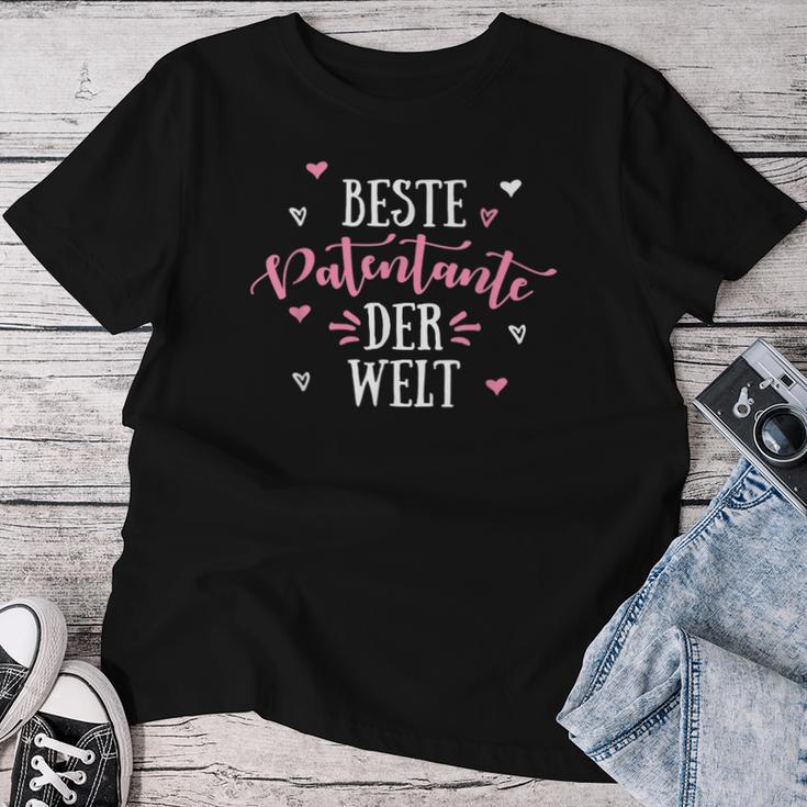 Beste Patentante Der Welt Aunt T-shirt Frauen Lustige Geschenke