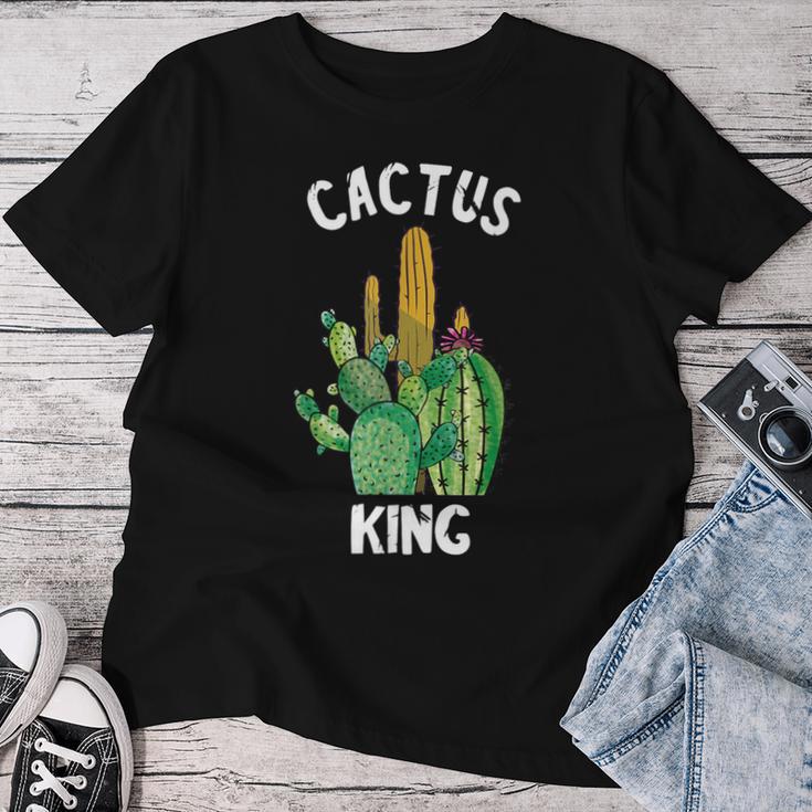 Cactus King Cactus Cactus Gardener Plants Cactus T-shirt Frauen Lustige Geschenke